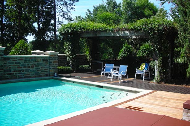 Westmount Builders designs and constructs pools of all shapes and sizes.