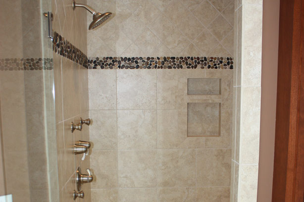 Custom showers by Westmount Builders